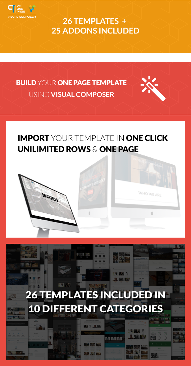 VC One Page Builder - Addons for Visual Composer - 1